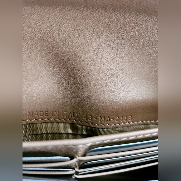 AUTHENTIC Christian Dior Saddle Long - Nude Pink Wallet-on-chain Crossbody - Picture 7 of 9